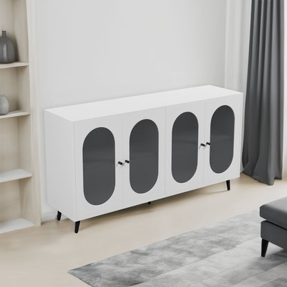 White Acrylic Sideboard Cabinet