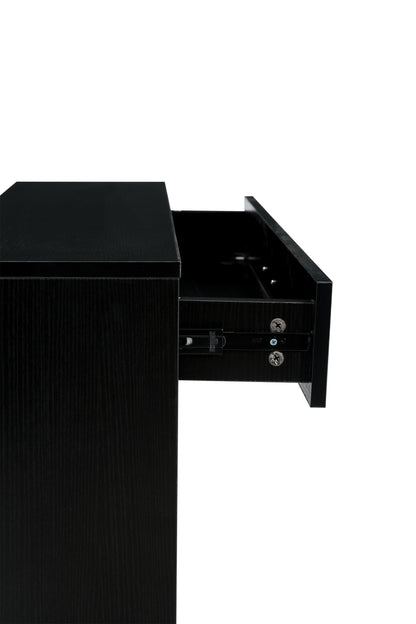 Black Shoe Storage Cabinet