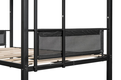 Double Metal Bed Frame Silver