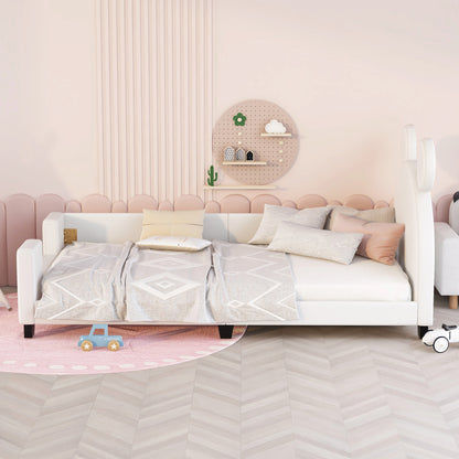 Twin Upholstered Daybed White