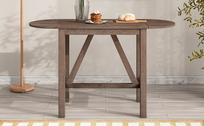 3-Piece Counter Dining Set Brown