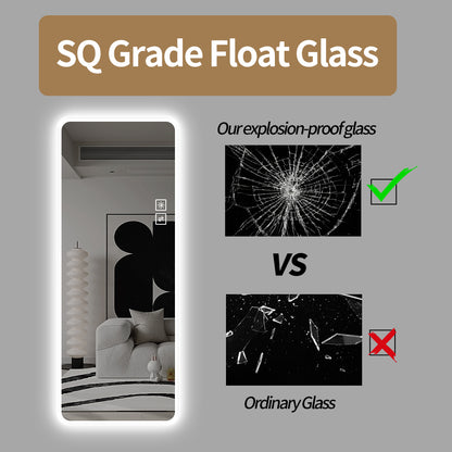 Full-Length LED Vanity Mirror – Wall Mounted