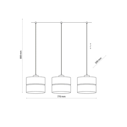 ECO Scandinavian Pendant  Light 3