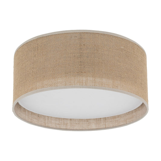 JUTE Natural Flush Mount Light