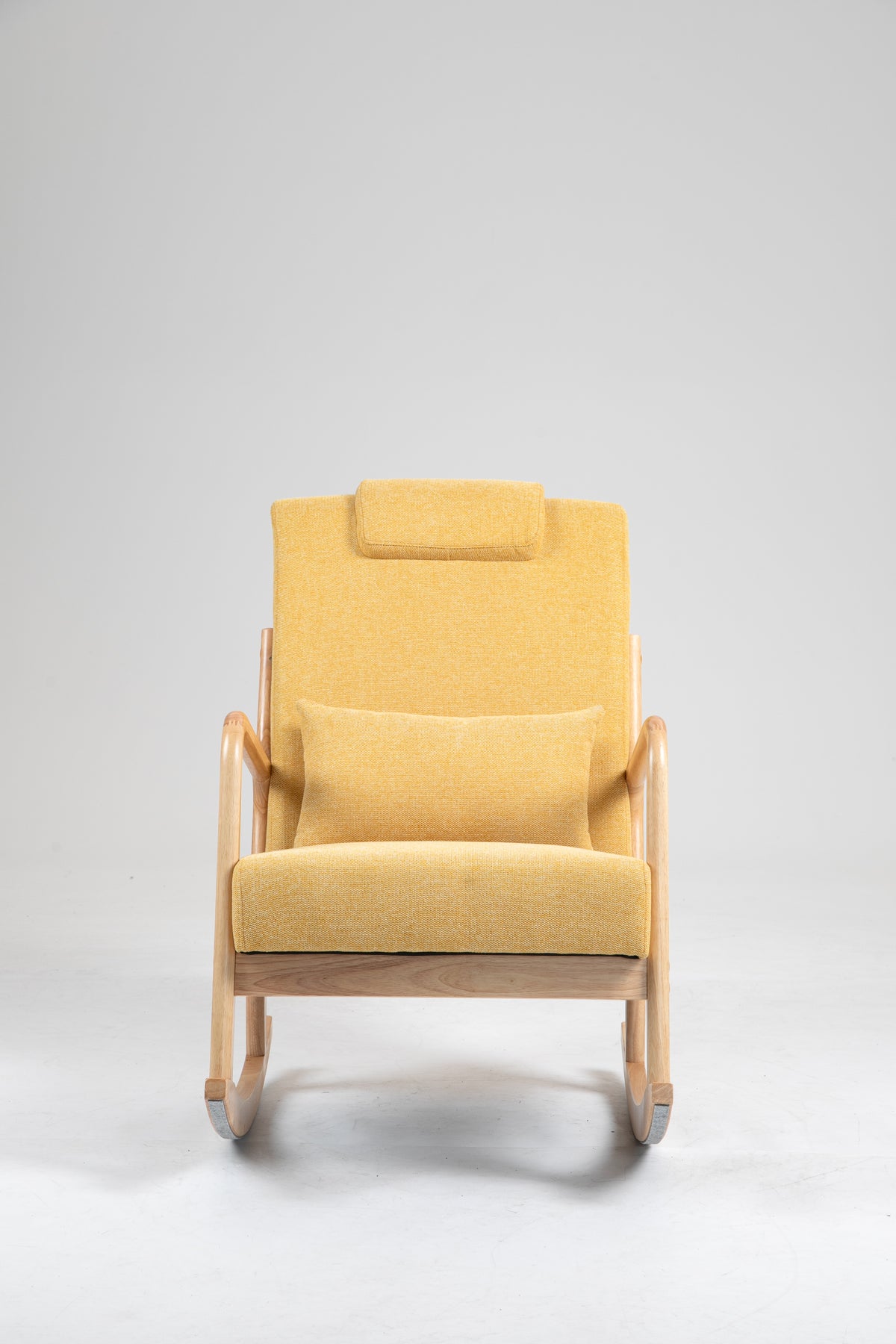 Upholstered Rocking Chair Gray