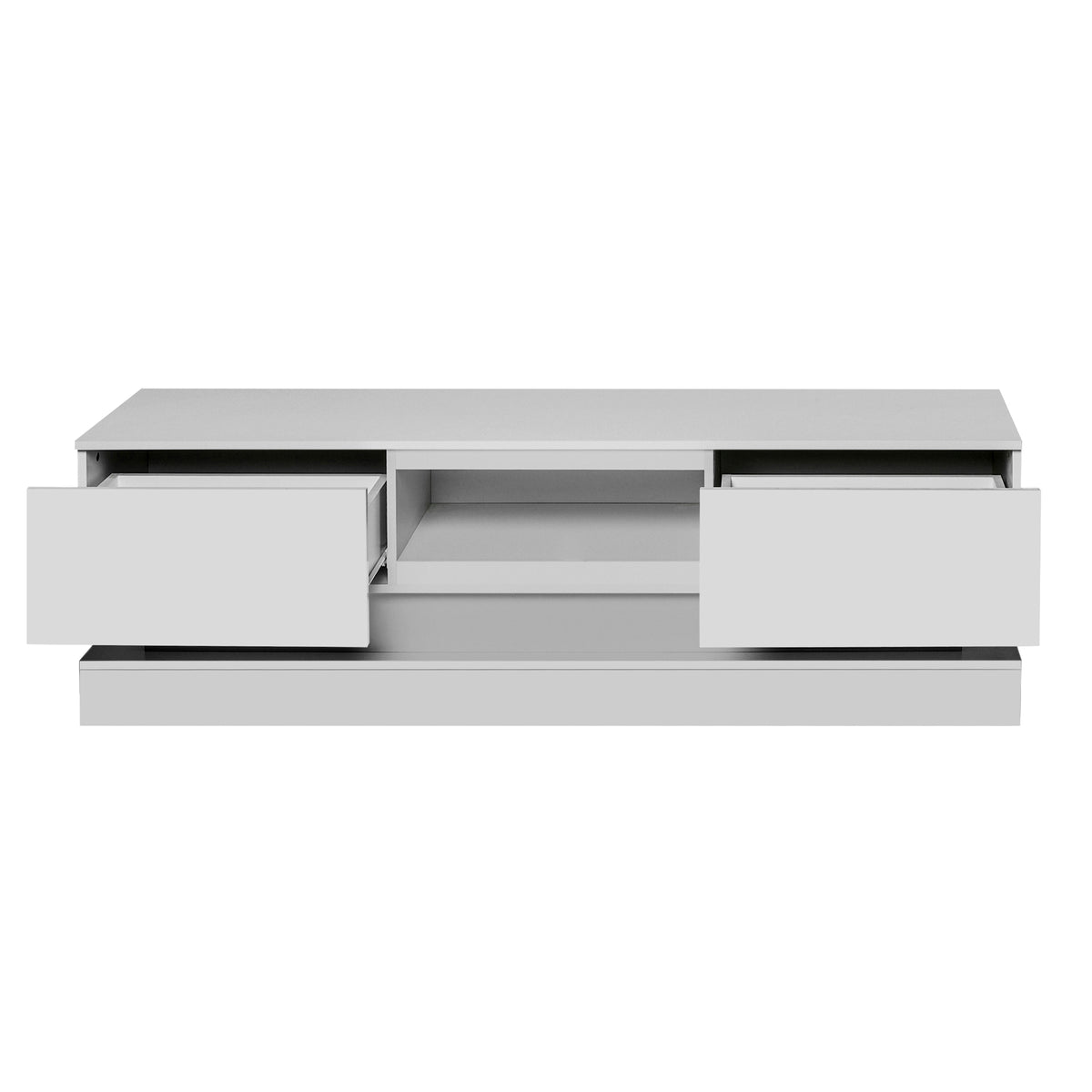 White LED TV Stand High Gloss