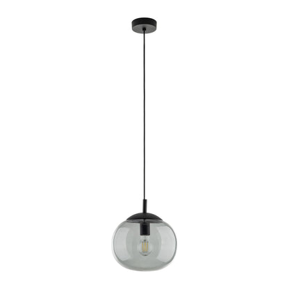 VIBE Graphite Glass Scandinavian Pendant Light