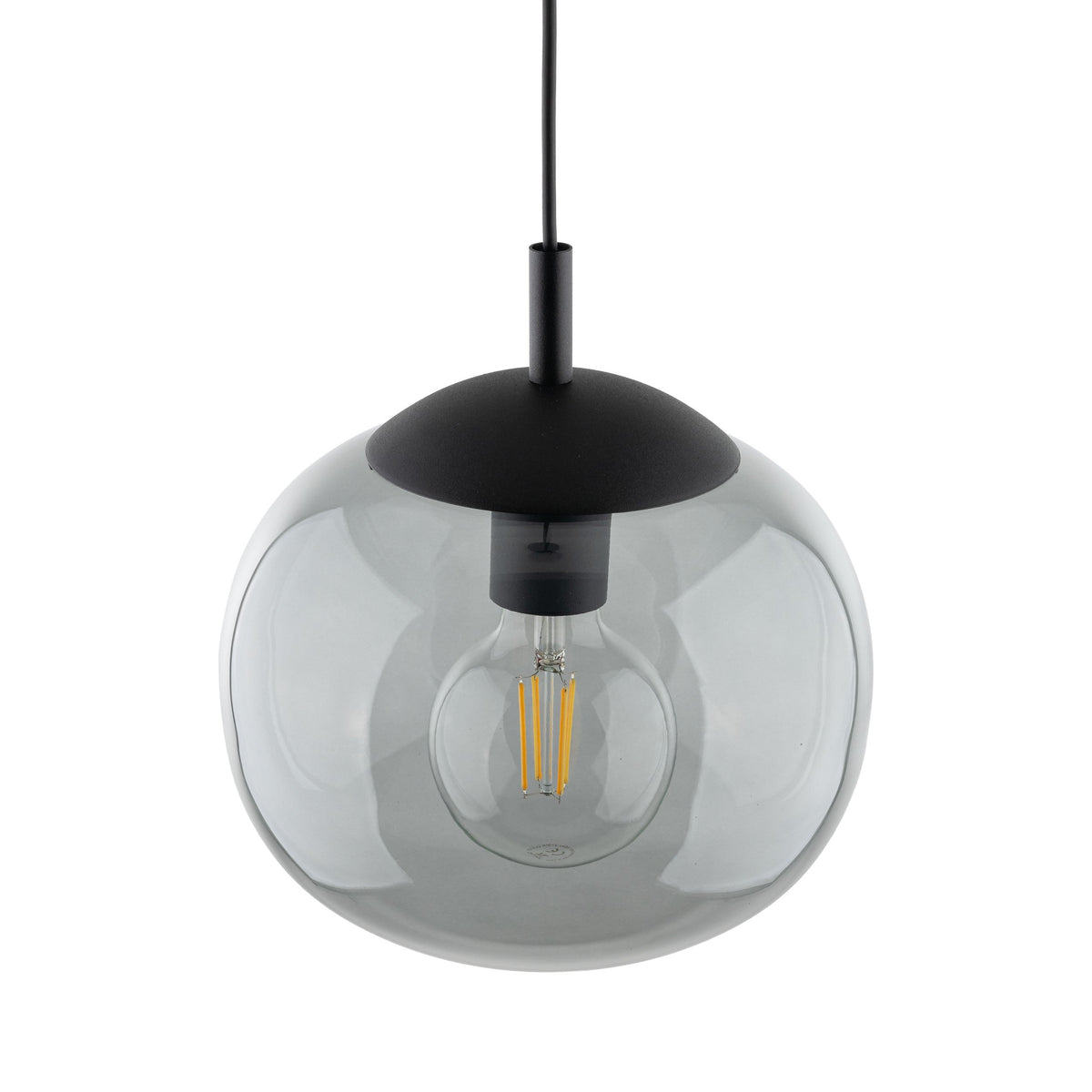 VIBE Graphite Glass Scandinavian Pendant Light