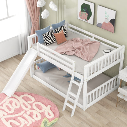 Full Bunk Bed White