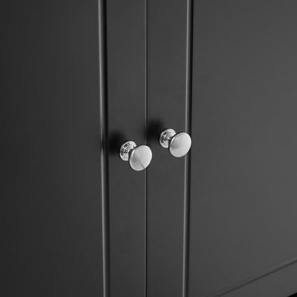 Black Bathroom Storage Cabinet with Drawers