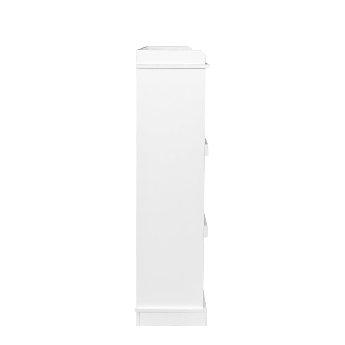 White 10-Shelf Bookcase – Cubbyhole Storage with Adjustable Dividers