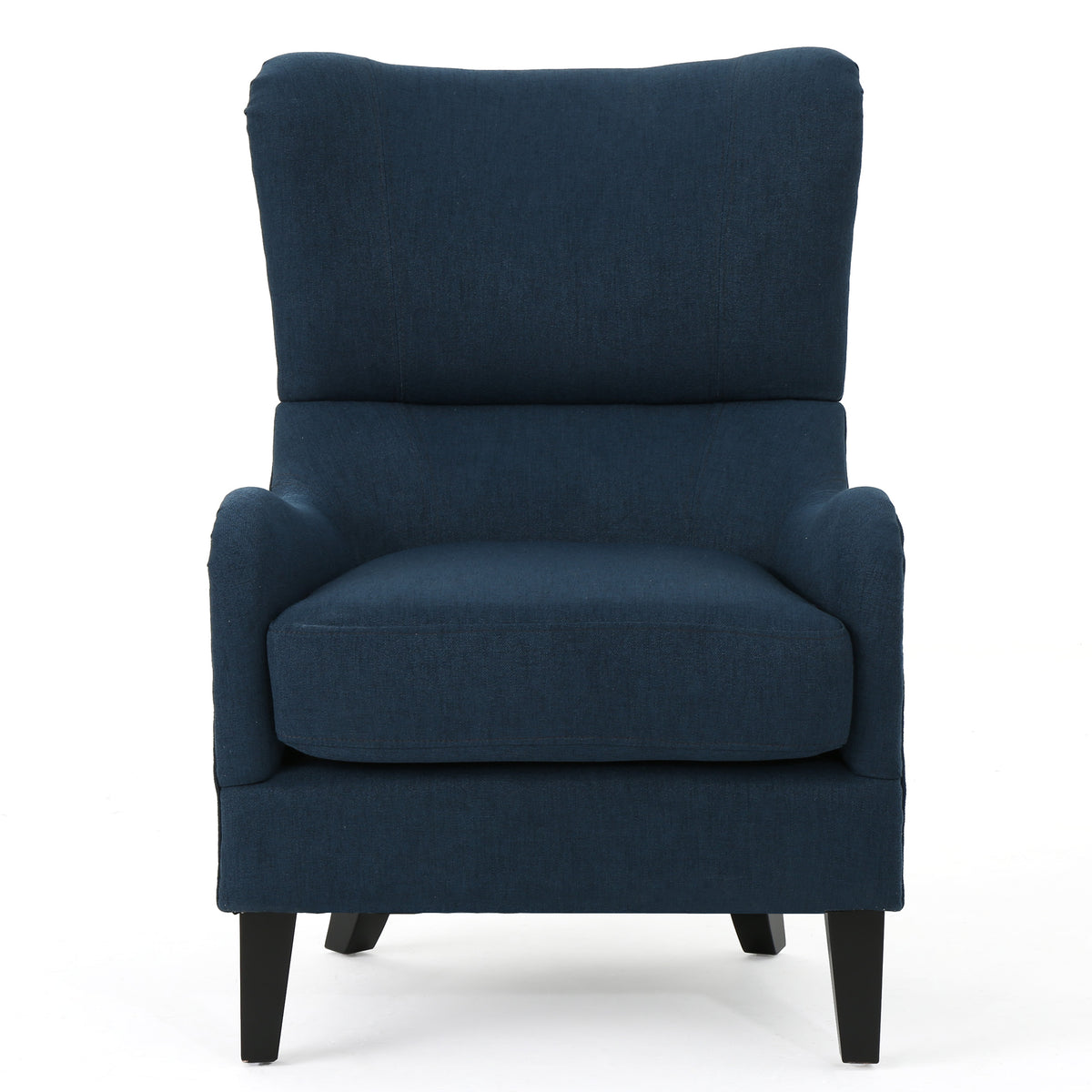 Hi-Back Quentin Sofa Chair Beige Linen