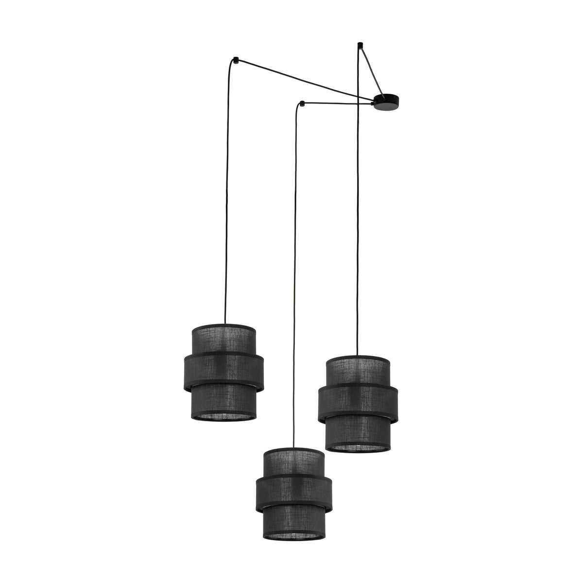 CALISTO Black Mid-Century Modern Pendant Light 3