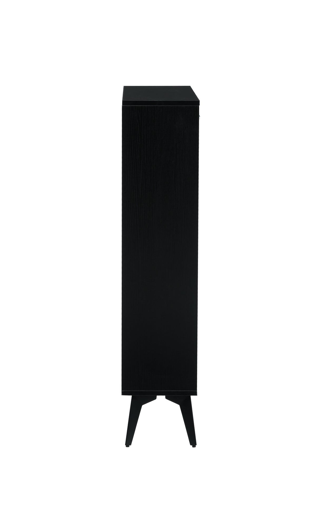 Black Shoe Storage Cabinet