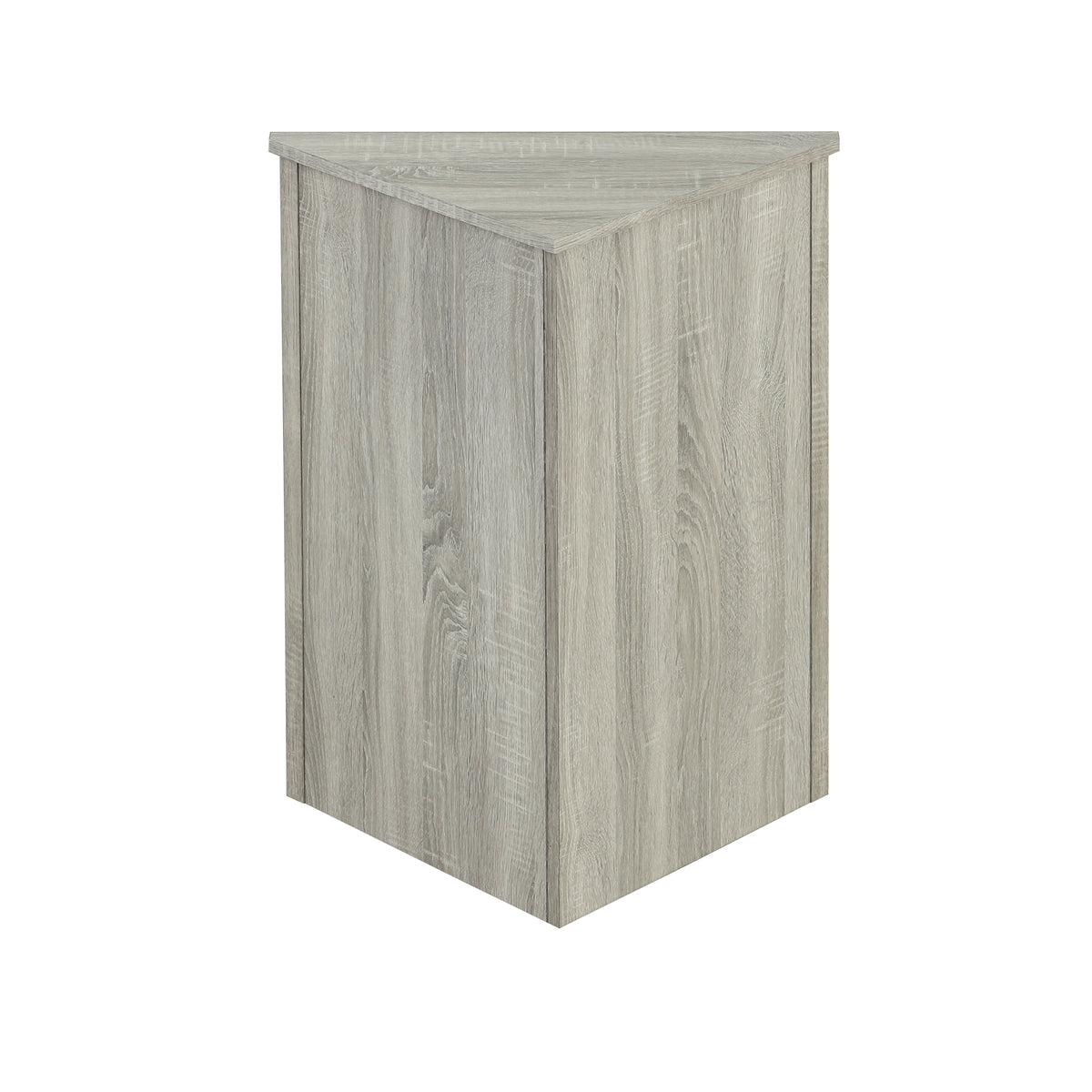 Oak Corner Bathroom Cabinet with Shelves