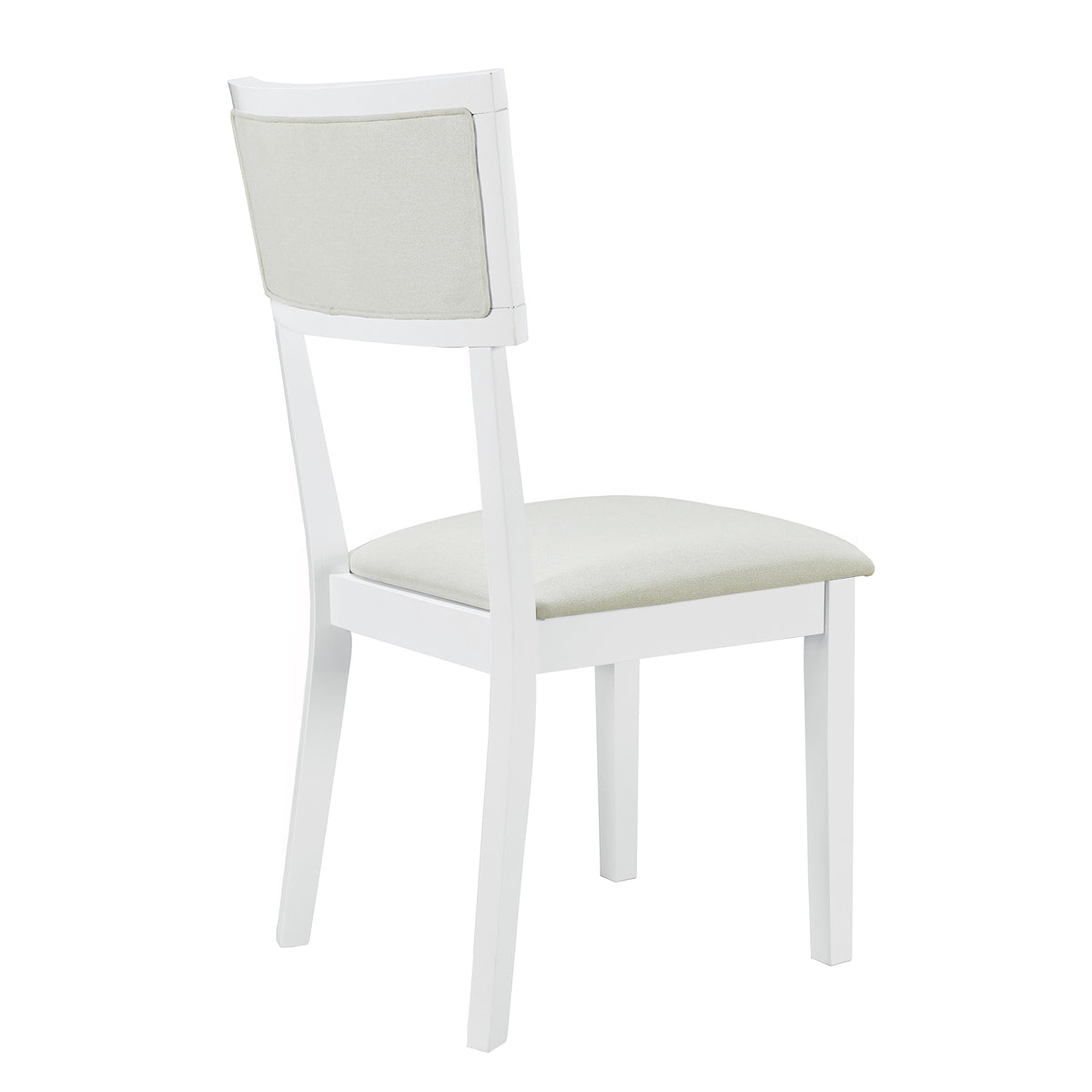 Topmax Farmhouse Dining Set (6 pcs) – White
