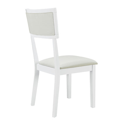 Topmax Farmhouse Dining Set (6 pcs) – White