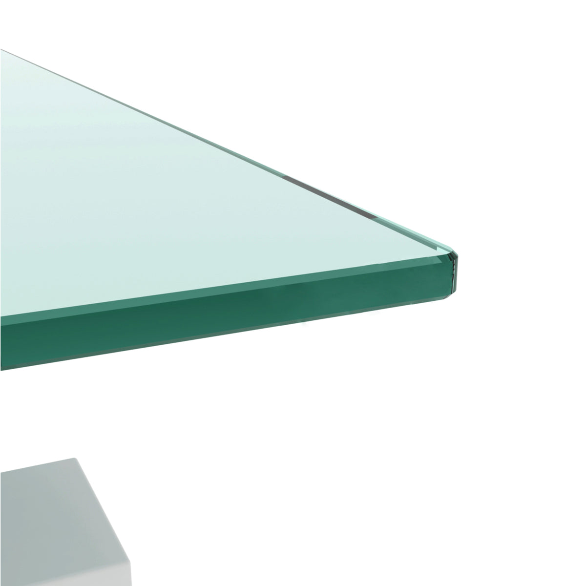 White Glass Coffee Table – Modern Centerpiece