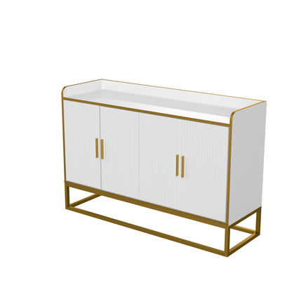 Modern Buffet Cabinet White Gloss