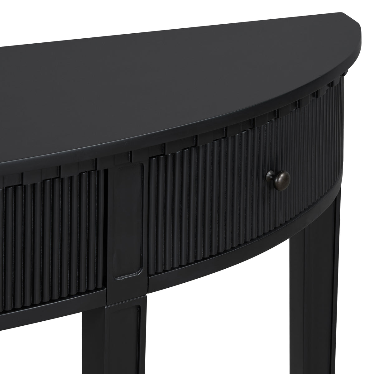 U-Style Vertical Pine Console Table