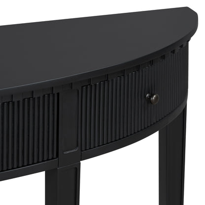 U-Style Vertical Pine Console Table