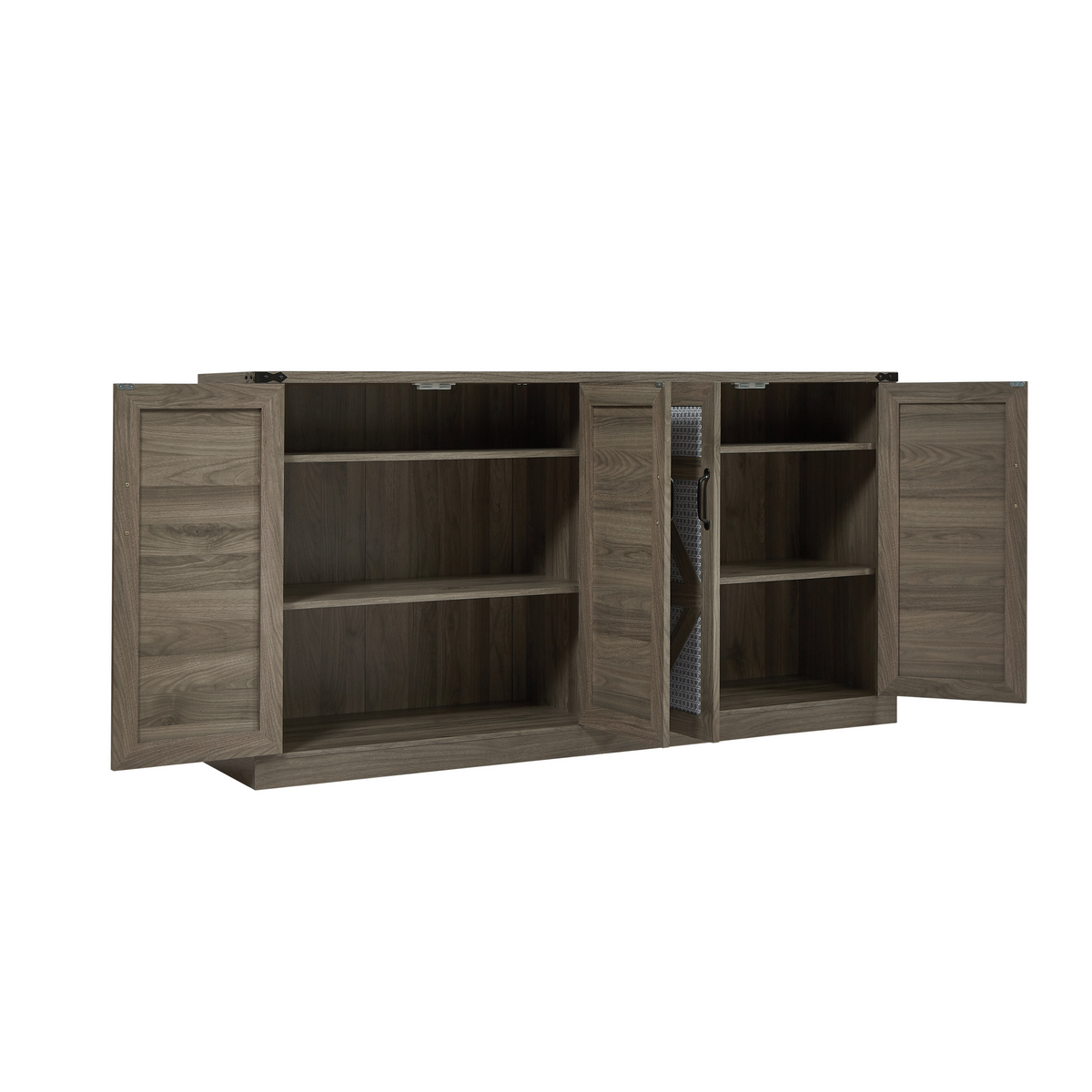 Slate Gray 4-Door Sideboard