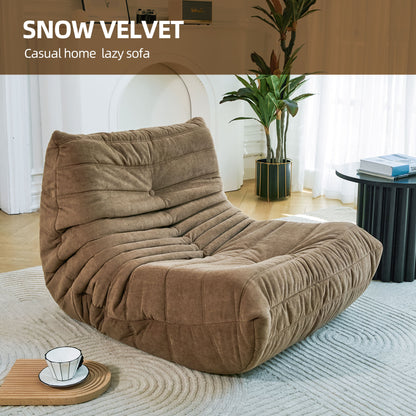 Floor Bean Bag Chair Gray