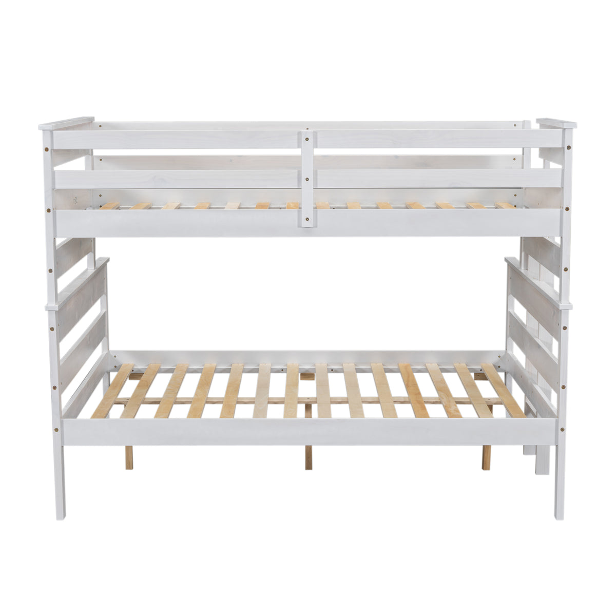 Twin over Full Bunk Bed White