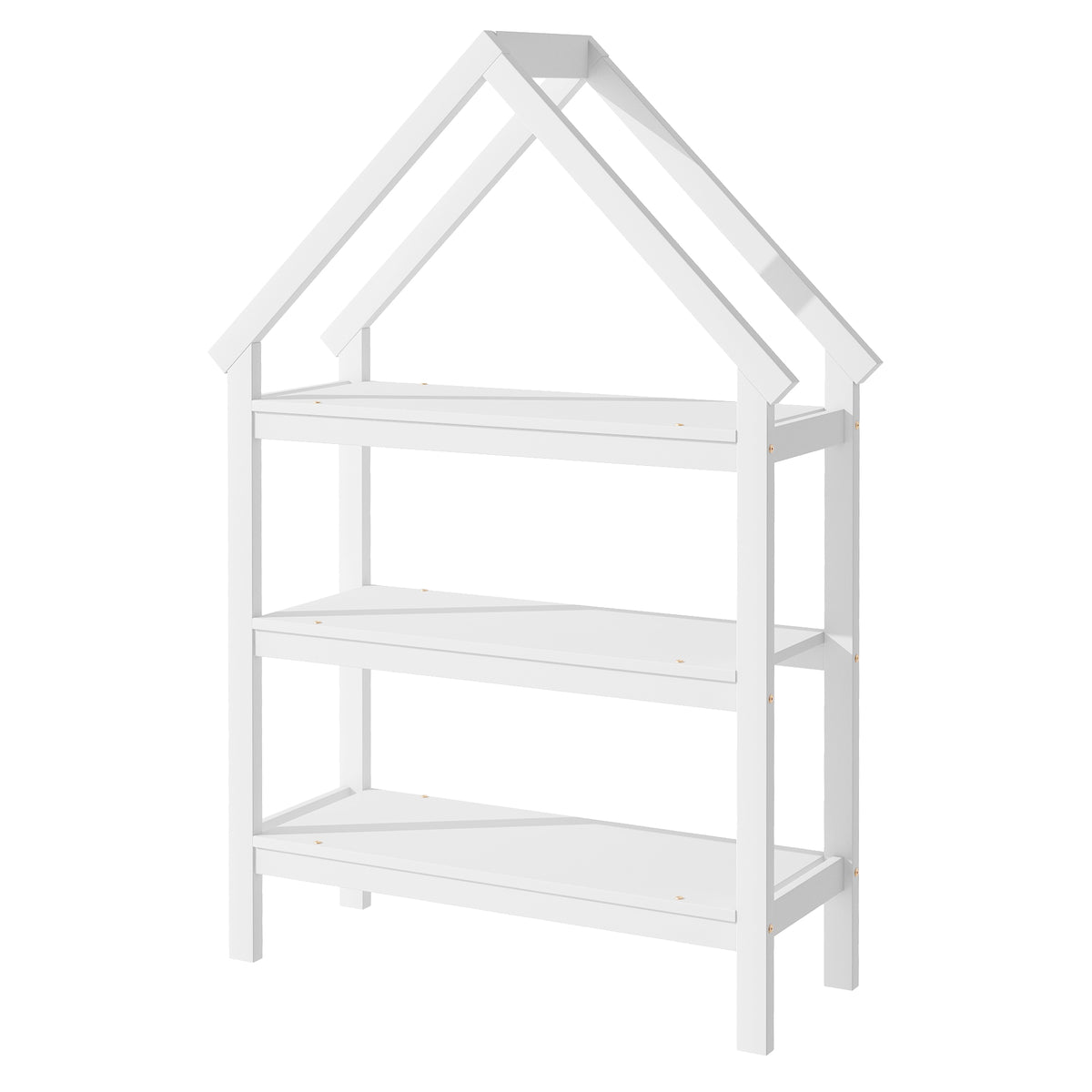 Twin House Bed White