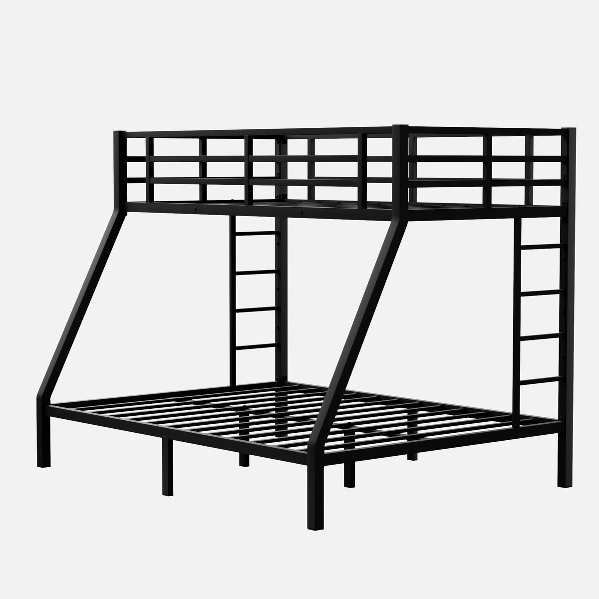 Twin XL Over Queen Bunk Bed Metal Frame