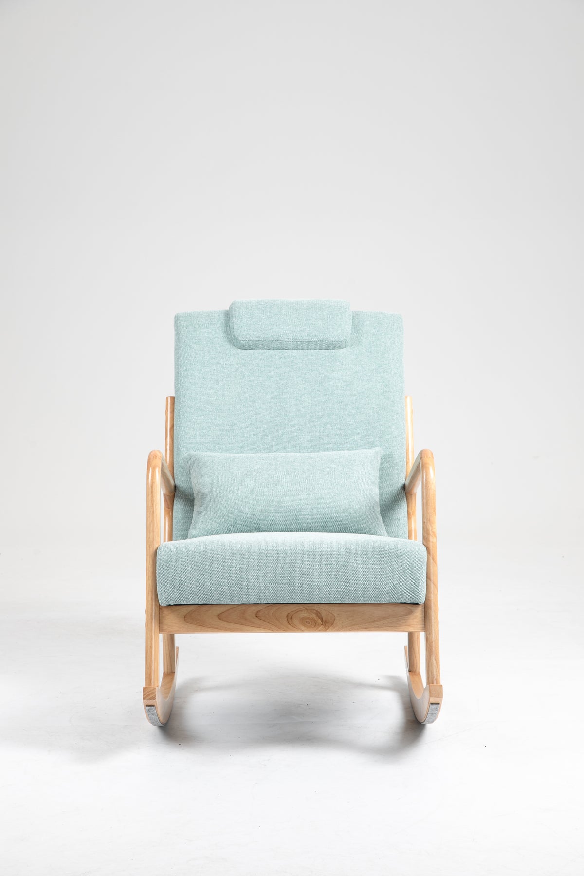 Upholstered Rocking Chair Brown