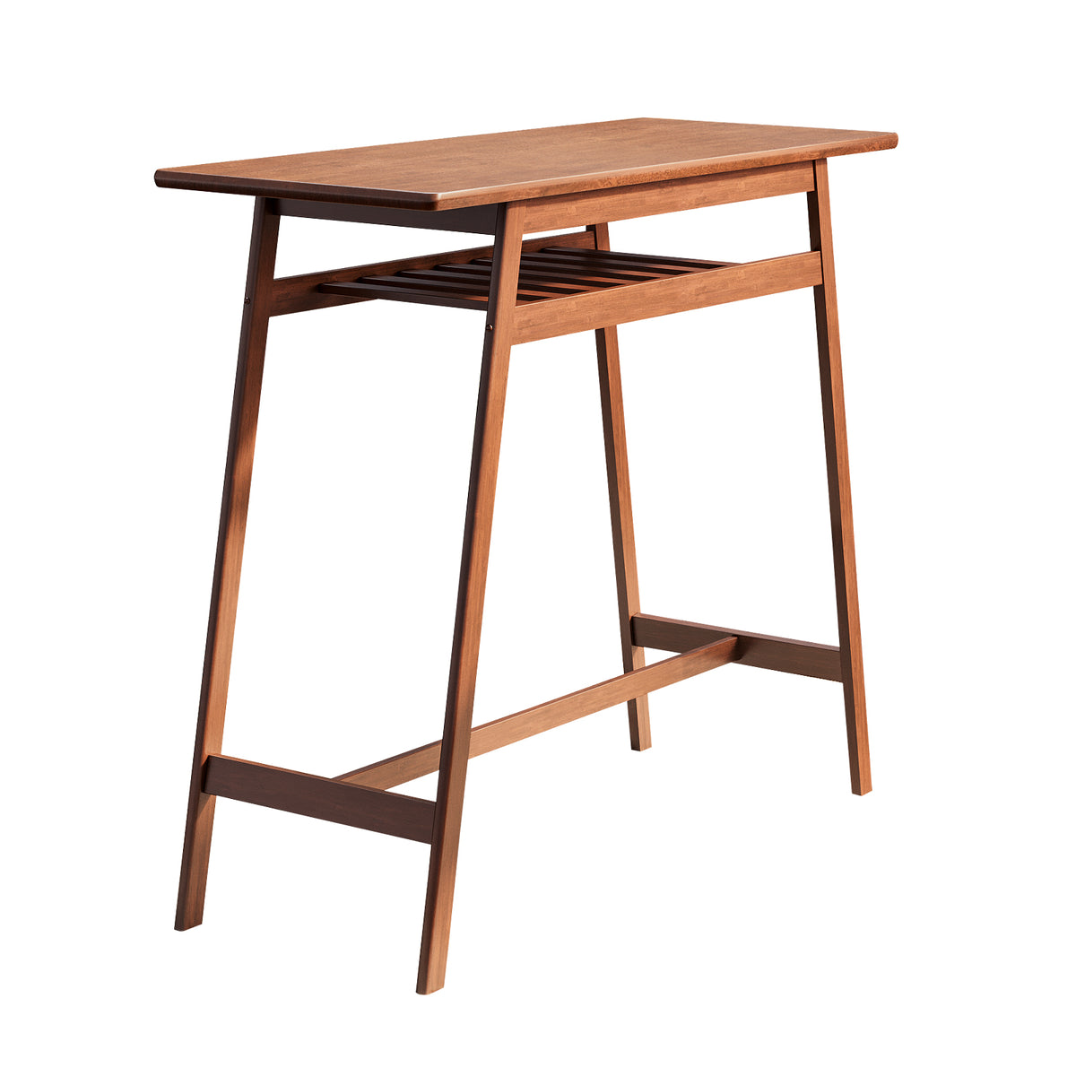 Retro Pub Dining Set (3 pcs) – Antique Brown
