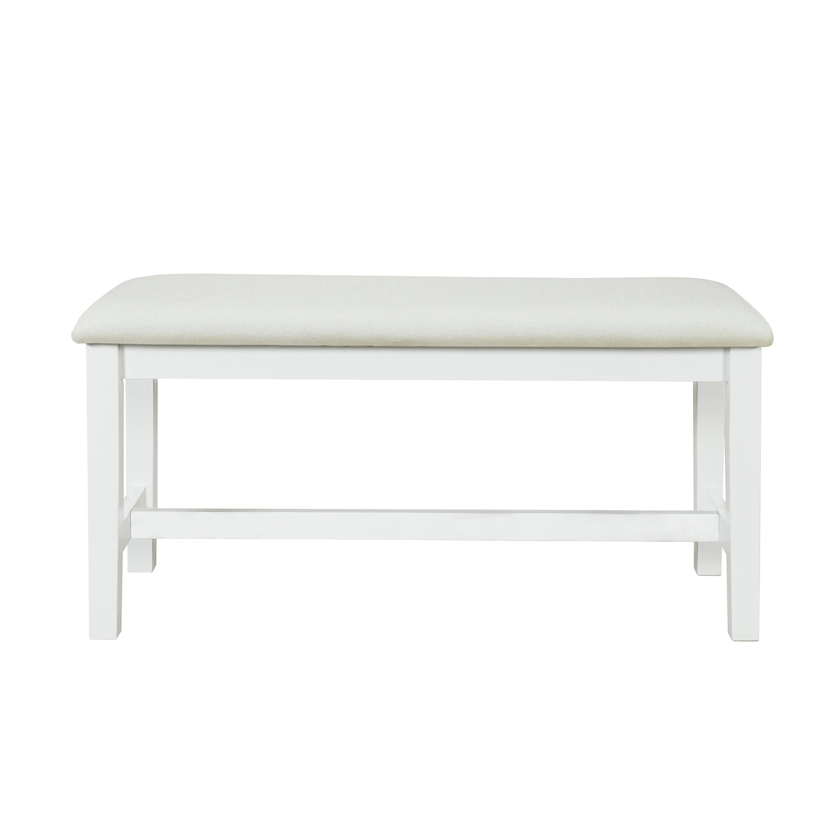 Topmax Farmhouse Dining Set (6 pcs) – White