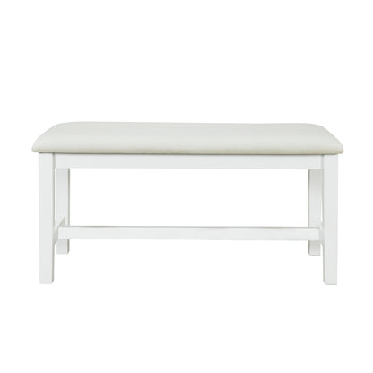 Topmax Farmhouse Dining Set (6 pcs) – White