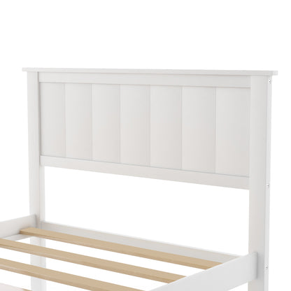 Twin Platform Bed White