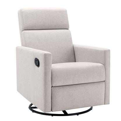 Upholstered Rocker Chair Tan