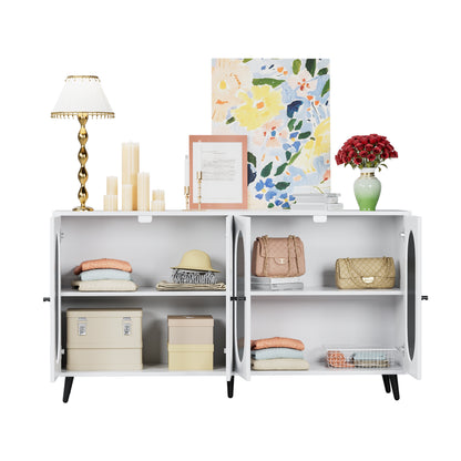 White Acrylic Sideboard Cabinet