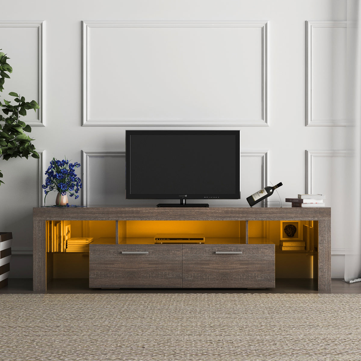 Modern Brown TV Stand