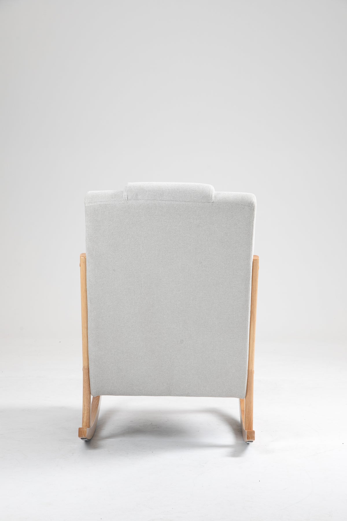 Upholstered Rocking Chair Beige