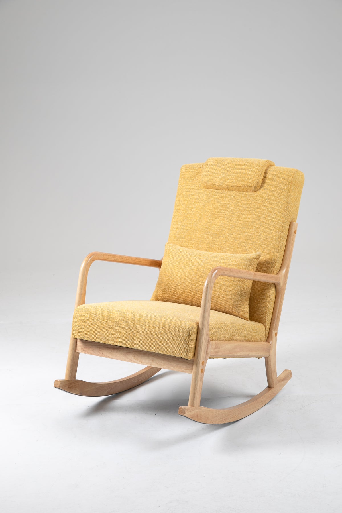 Upholstered Rocking Chair Gray