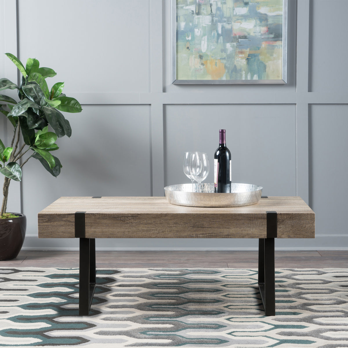 Modern Coffee Table – Glass Top