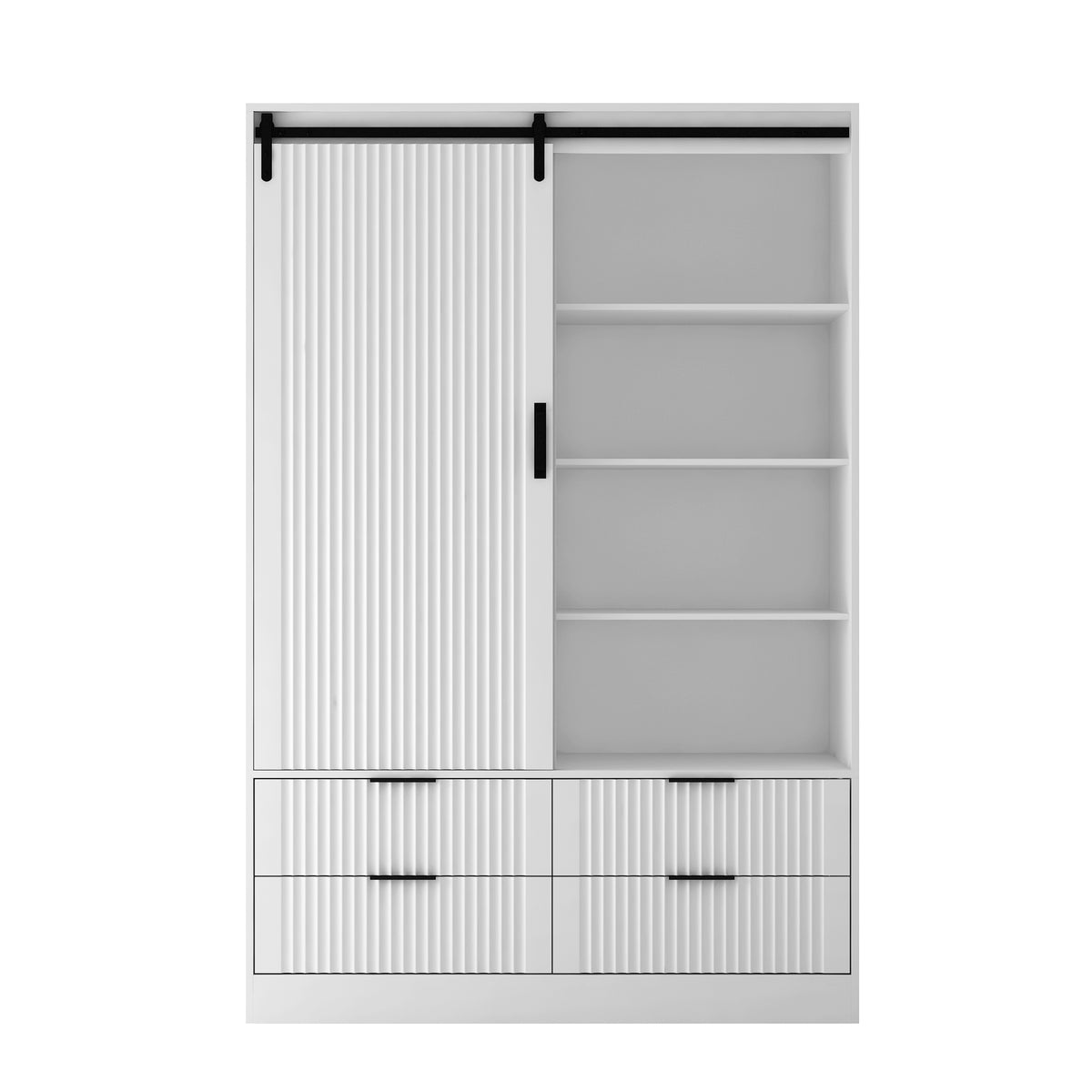 Tall Armoire Wardrobe White