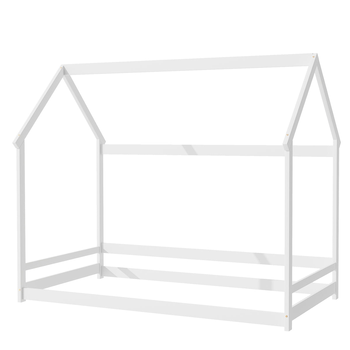 Twin House Bed White