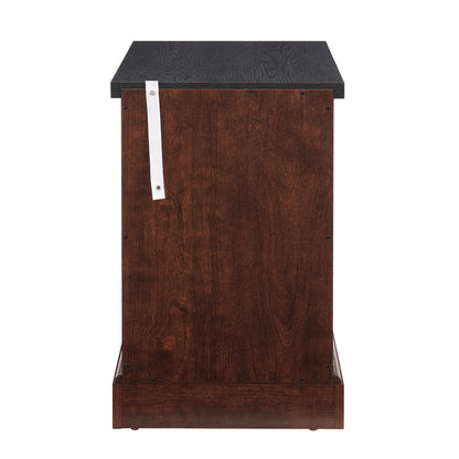 Farmhouse Nightstand – Oak Finish