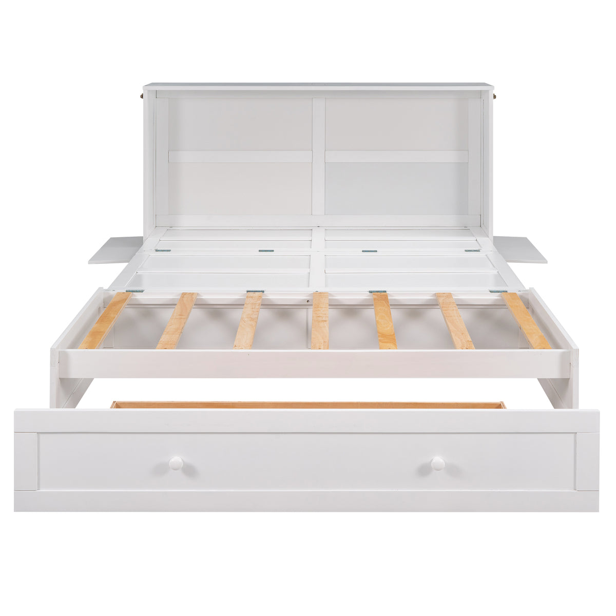 Queen Murphy Bed White