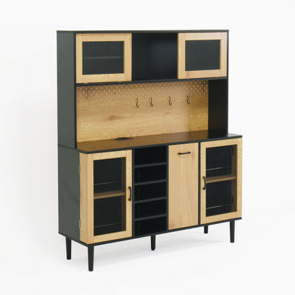Buffet Storage Cabinet with Wine Rack