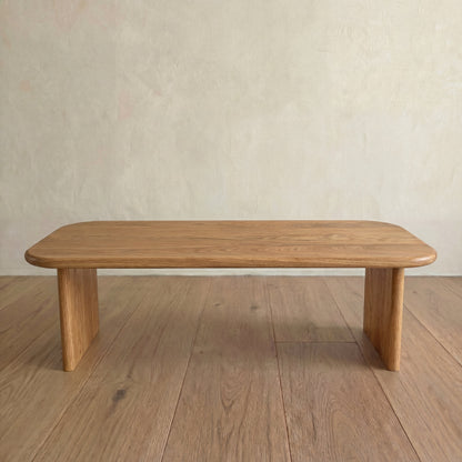60 Inch Coffee Table in White Oak