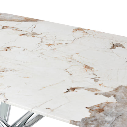 Modern Rectangular Dining Table for 6–8