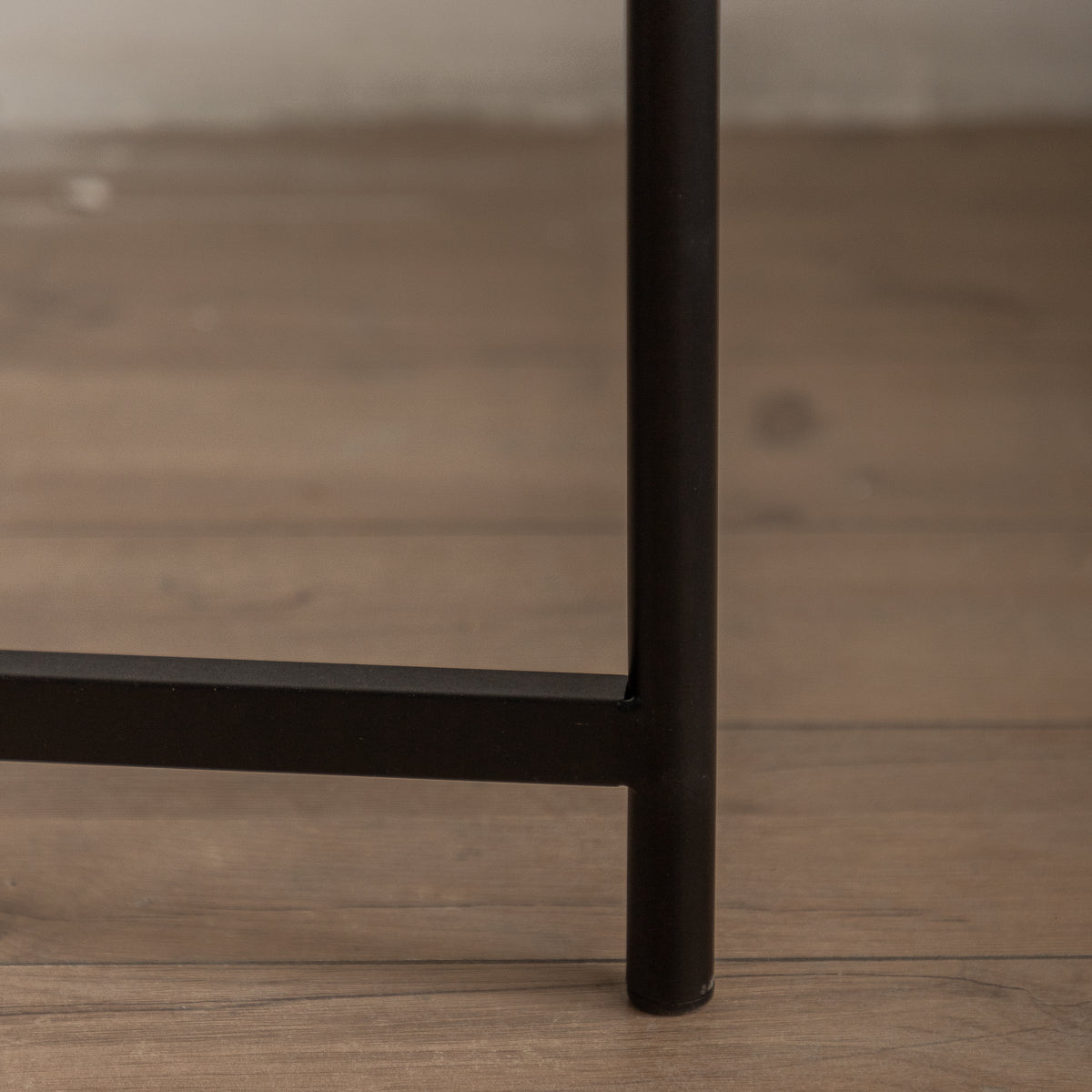 Thread Pattern Round Coffee Table Bronze