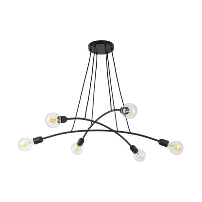 HELIX Black Minimalist Pendant Light 6